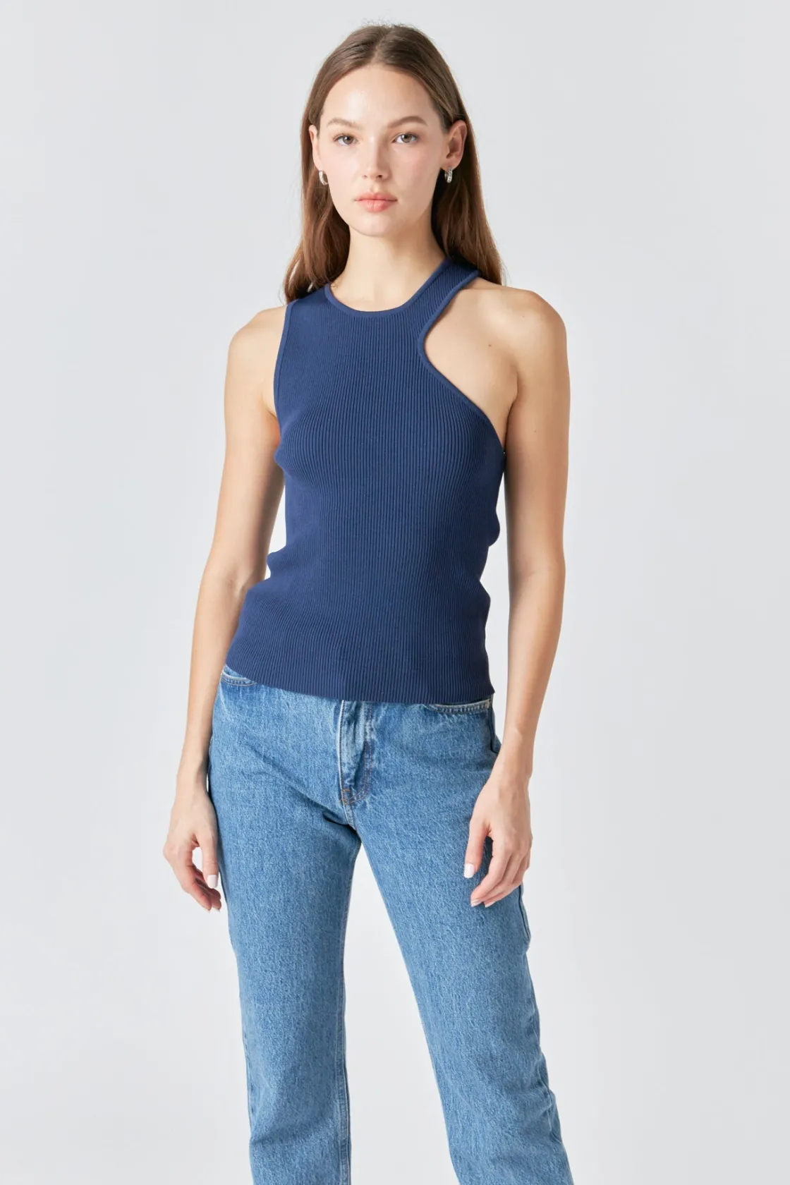 endless_rose__cutout_knit_8.webp ENDLESS ROSE Tops*- Cutout Knit Top