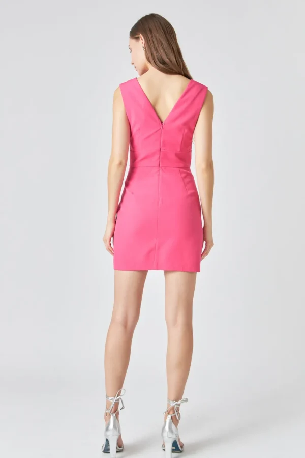 ENDLESS ROSE Tops*- Cutout Mini Dress