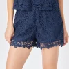 ENDLESS ROSE Matching Sets | Shorts & Skorts*- Deco Lace Shorts NAVY
