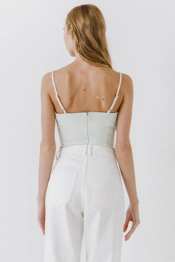 ENDLESS ROSE Tops*- Deep V-Neck Bodysuit