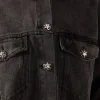 ENDLESS ROSE Matching Sets | Jackets & Coats*- Denim Jacket with Pockets DARKGREY