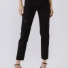 ENDLESS ROSE Denim | Tops*- Destroyed Jeans BLACK