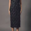 ENDLESS ROSE Sequin Dresses | Tops*- Diagonal Sequins Slip Dress BLACK