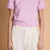 ENDLESS ROSE Sweaters & Knits | Tops*- Diamond Pattern Knit Top