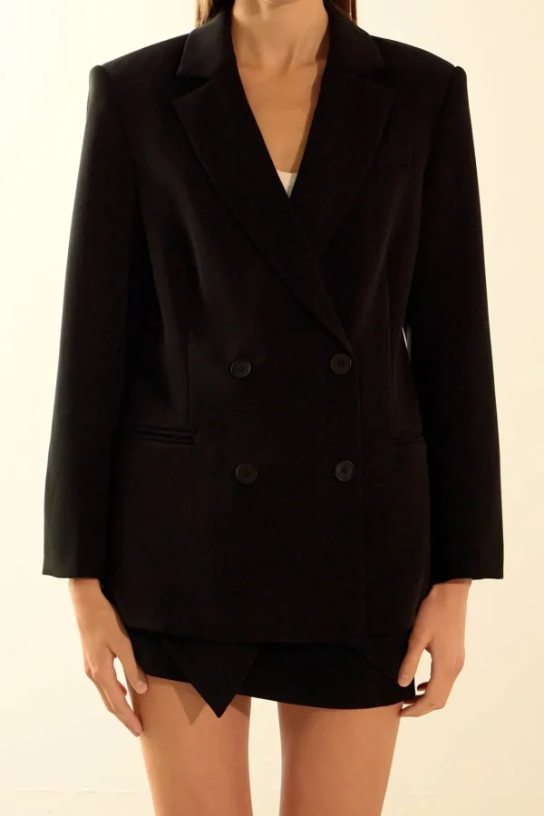 ENDLESS ROSE Blazers | Tops*- Double Breast Basic Blazer