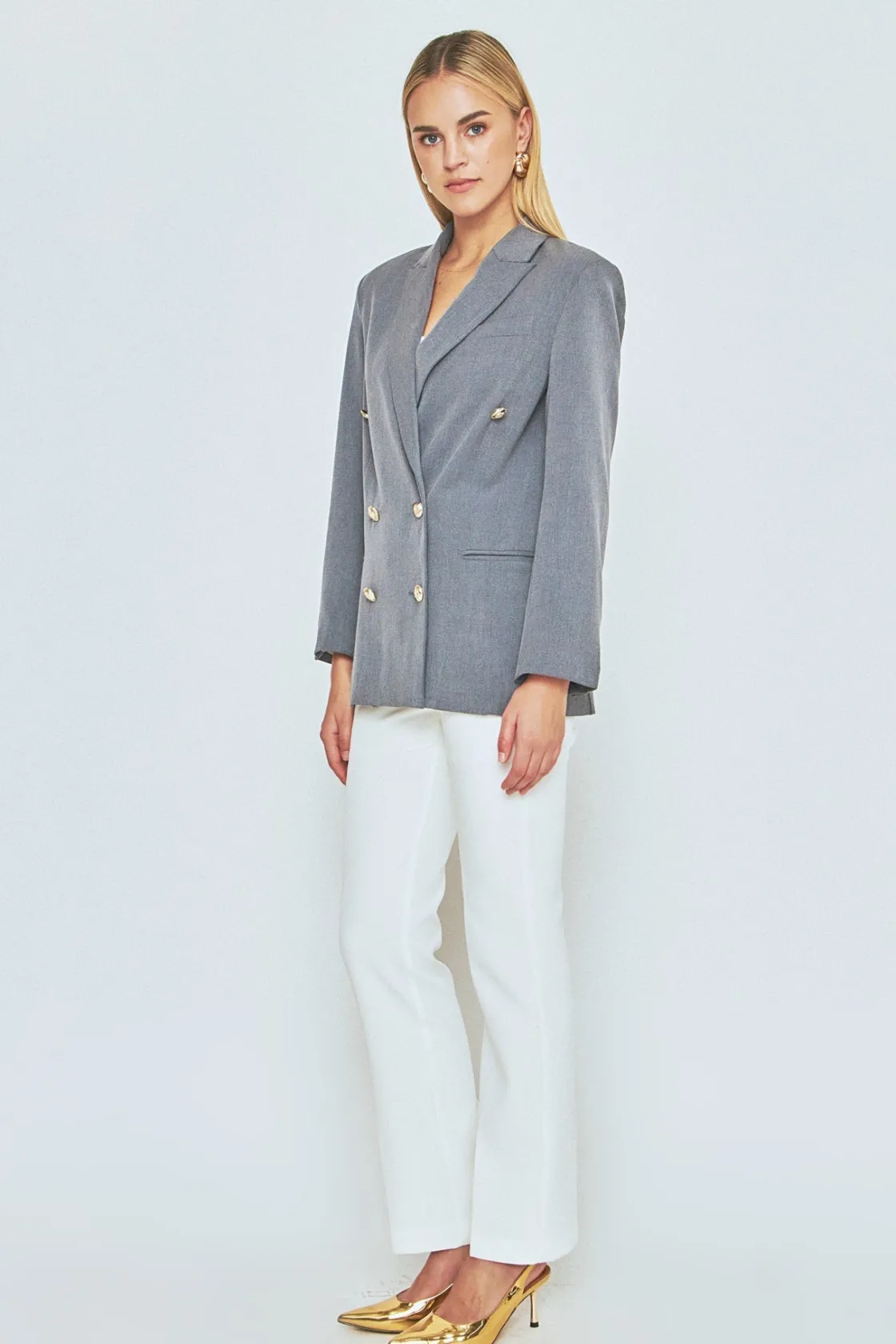 endless_rose__double_brea_1.webp ENDLESS ROSE Blazers | Tops*- Double Breasted Suit Blazer