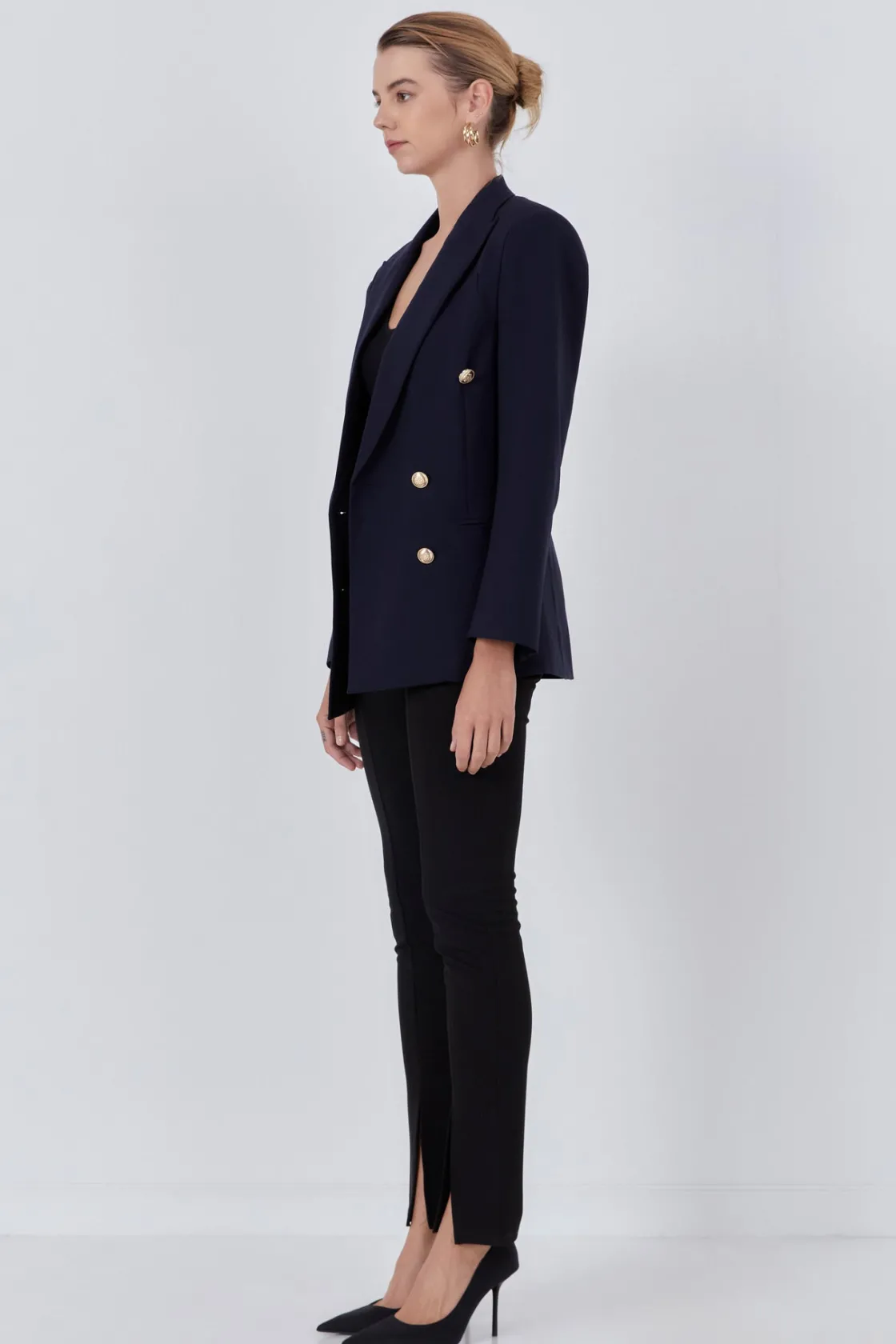 endless_rose__double_brea_11.webp ENDLESS ROSE Blazers | Tops*- Double Breasted Suit Blazer