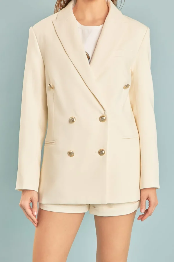ENDLESS ROSE Blazers | Tops*- Double Breasted Suit Blazer