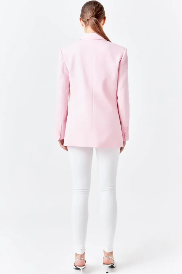 ENDLESS ROSE Blazers | Tops*- Double Breast Basic Blazer