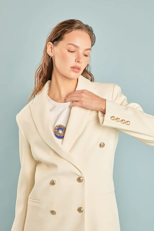 ENDLESS ROSE Blazers | Tops*- Double Breasted Suit Blazer