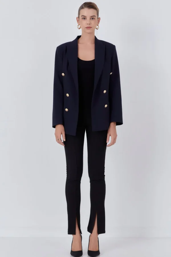 ENDLESS ROSE Blazers | Tops*- Double Breasted Suit Blazer