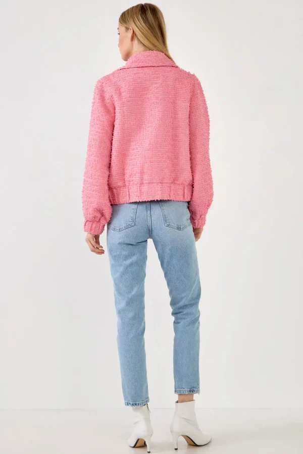 ENDLESS ROSE Jackets & Coats | Tops*- Double Pocket Tweed Jacket