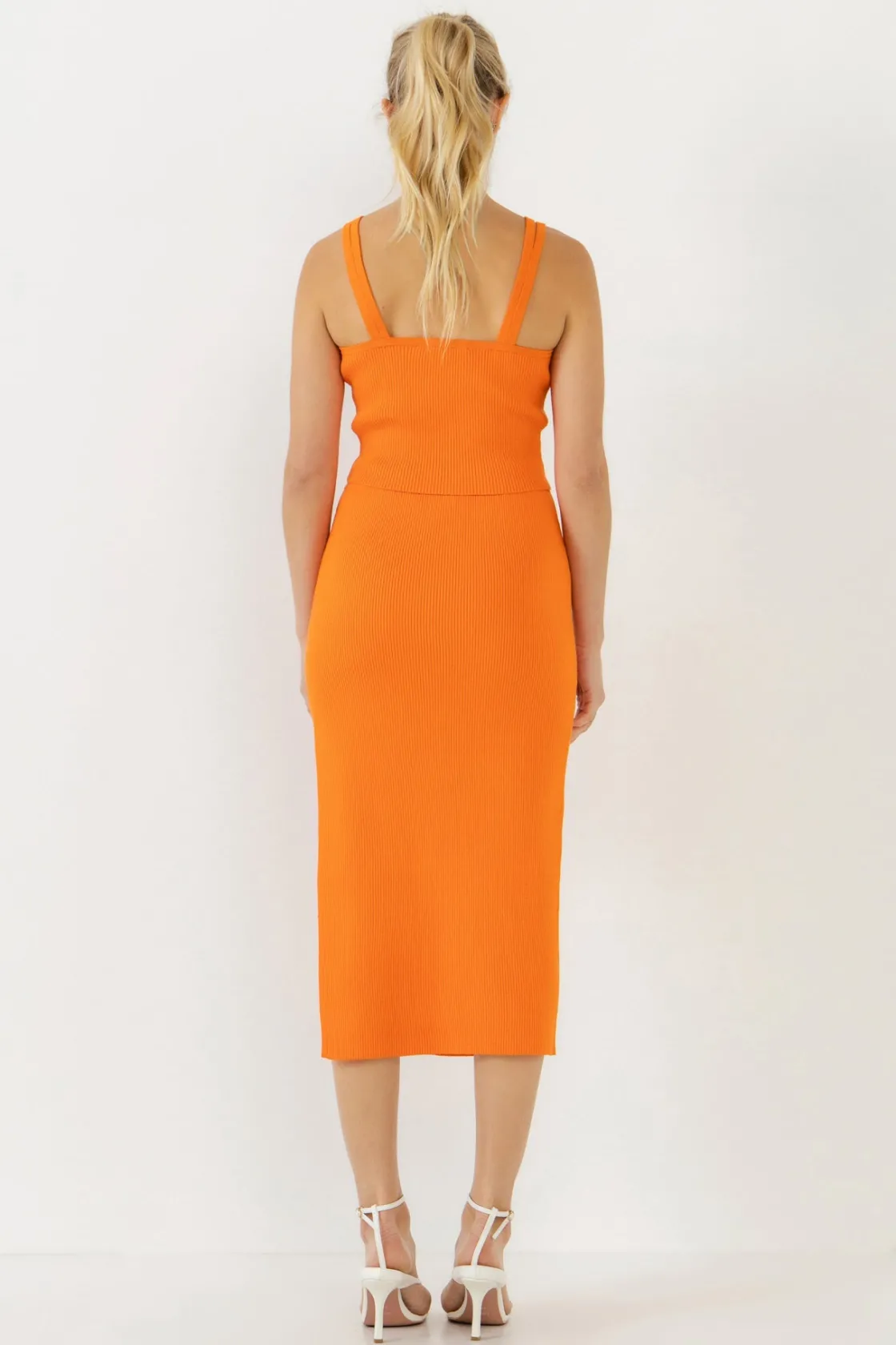 endless_rose__double_shou_2.webp ENDLESS ROSE Tops*- Double Shoulder Strap Cropped Knit Cami Top ORANGE