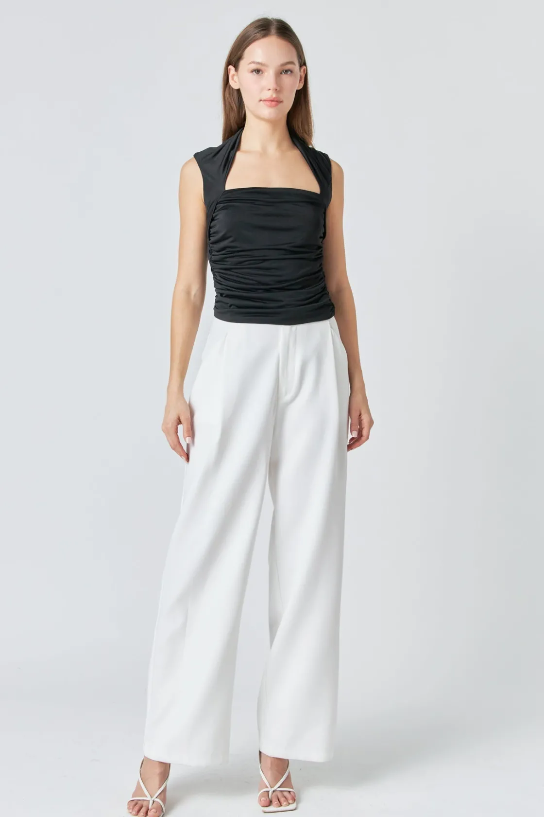 endless_rose__draped_ruch_9.webp ENDLESS ROSE Tops*- Draped Ruched Top