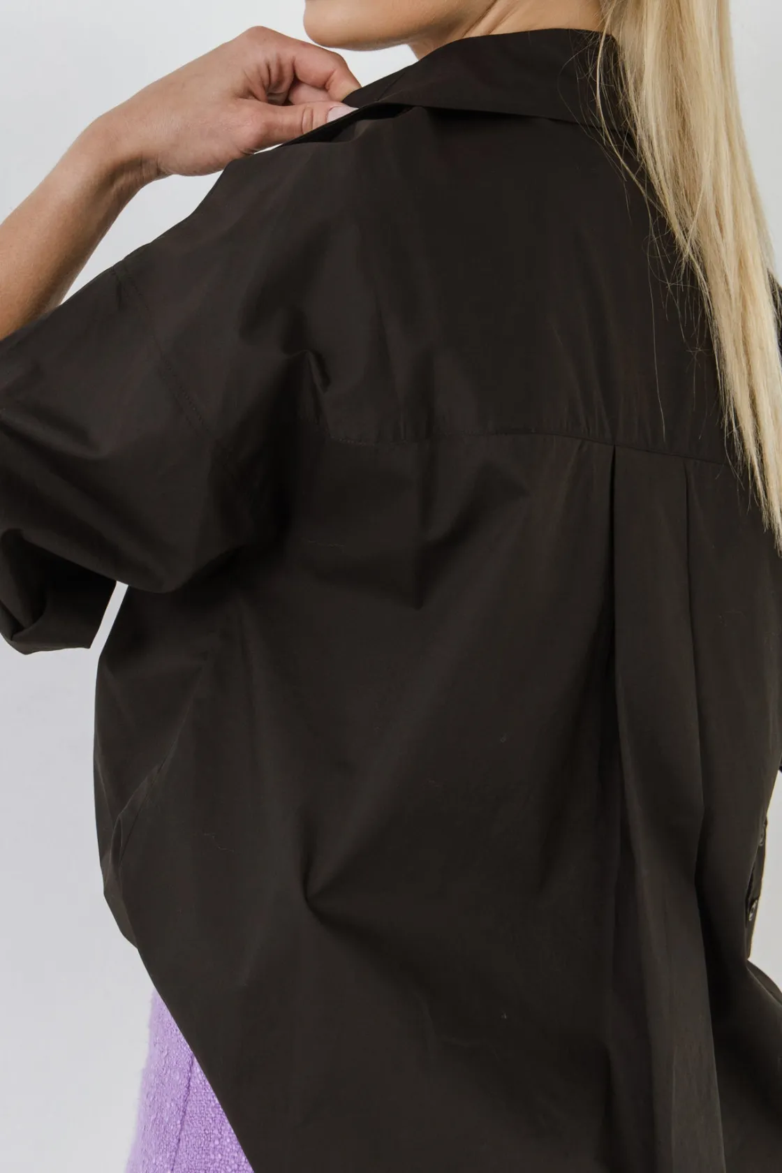 endless_rose__drop_placke_9.webp ENDLESS ROSE Tops*- Drop Placket Collared Shirt