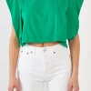 ENDLESS ROSE Tops*- Drop Shoulder Cropped Top