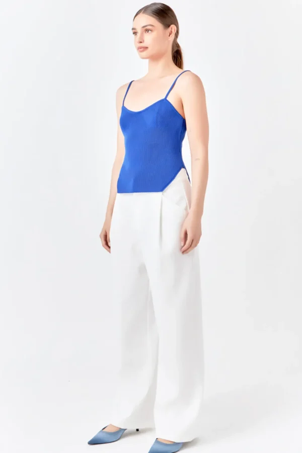 ENDLESS ROSE Sweaters & Knits | Tops*- Elevated Corset Knit Cami