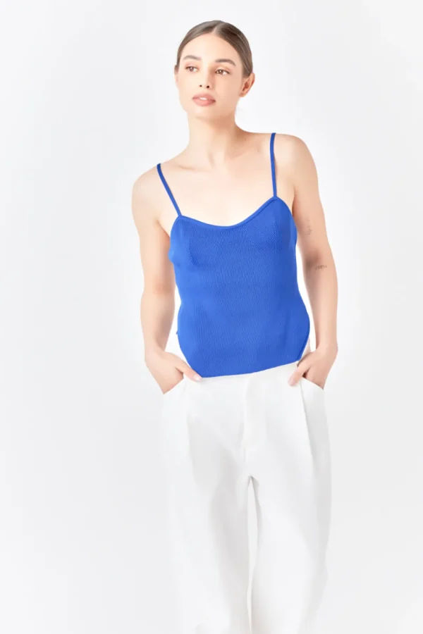 ENDLESS ROSE Sweaters & Knits | Tops*- Elevated Corset Knit Cami