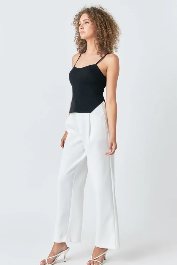 ENDLESS ROSE Sweaters & Knits | Tops*- Elevated Corset Knit Cami