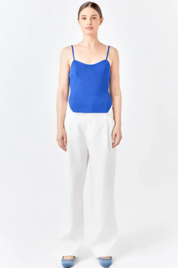 ENDLESS ROSE Sweaters & Knits | Tops*- Elevated Corset Knit Cami