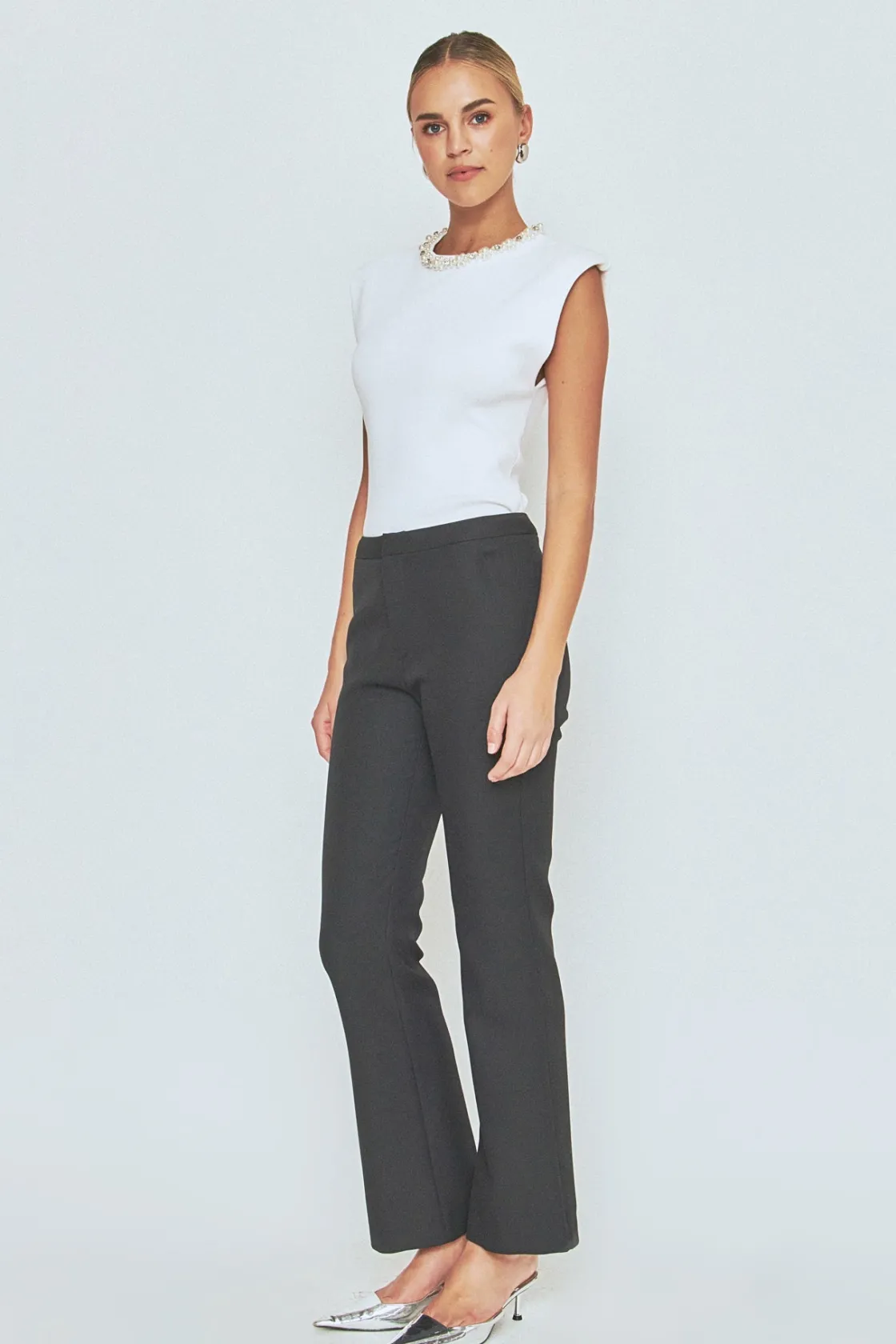 endless_rose__elevated_kn_2.webp ENDLESS ROSE Tops*- Elevated Knit Top with Embellished Neckline WHITE
