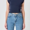 ENDLESS ROSE Tops*- Elevated Solid Knit Padded Top