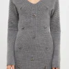 ENDLESS ROSE Sweaters & Knits | Tops*- Embellished Sweater Dress HEATHERGREY