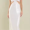 ENDLESS ROSE White Dresses | Tops*- Emma Sequin Midi Dress WHITE