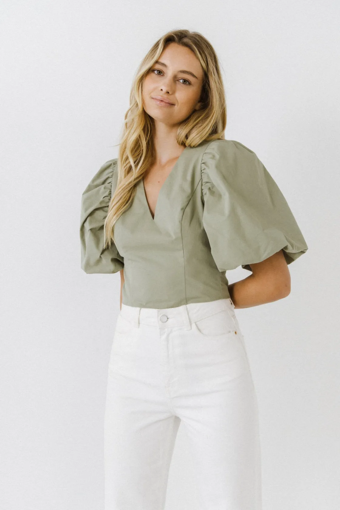 endless_rose__exaggerated_23.webp ENDLESS ROSE Tops*- Exaggerated Sleeve Crop Top