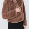 ENDLESS ROSE Jackets & Coats | Tops*- Faux Fur Buttoned Jacket TAUPE