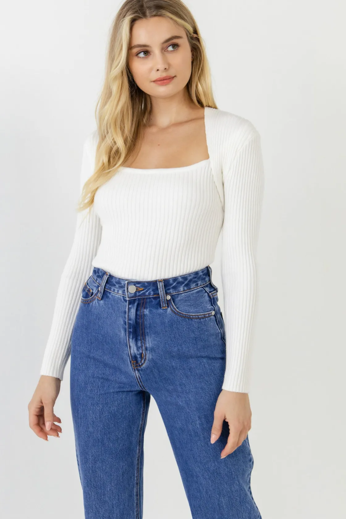 endless_rose__fitted_knit_13.webp ENDLESS ROSE Sweaters & Knits | Tops*- Fitted Knit Top