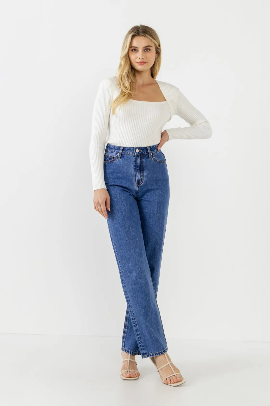 endless_rose__fitted_knit_9.webp ENDLESS ROSE Sweaters & Knits | Tops*- Fitted Knit Top