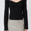 ENDLESS ROSE Sweaters & Knits | Tops*- Fitted Long Sleeve Sweater