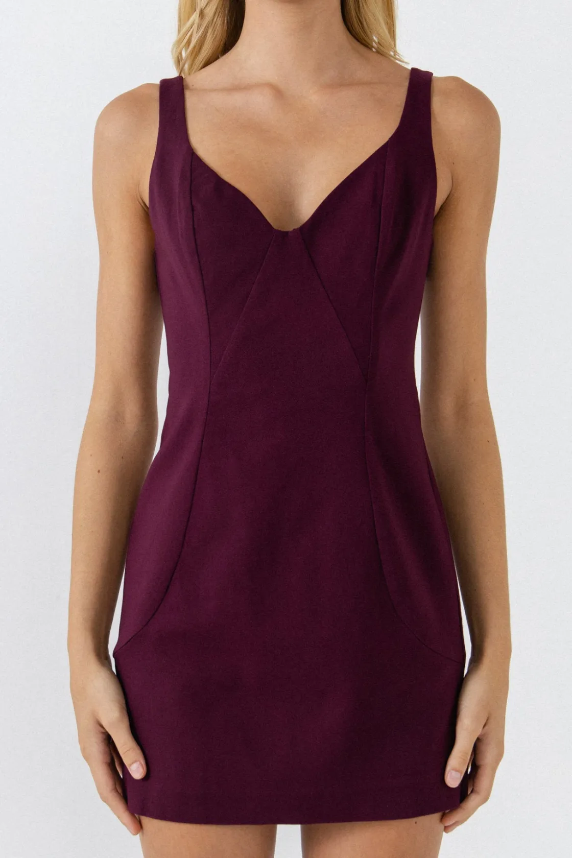 endless_rose__fitted_mini_10.webp ENDLESS ROSE Tops*- Fitted Mini Dress
