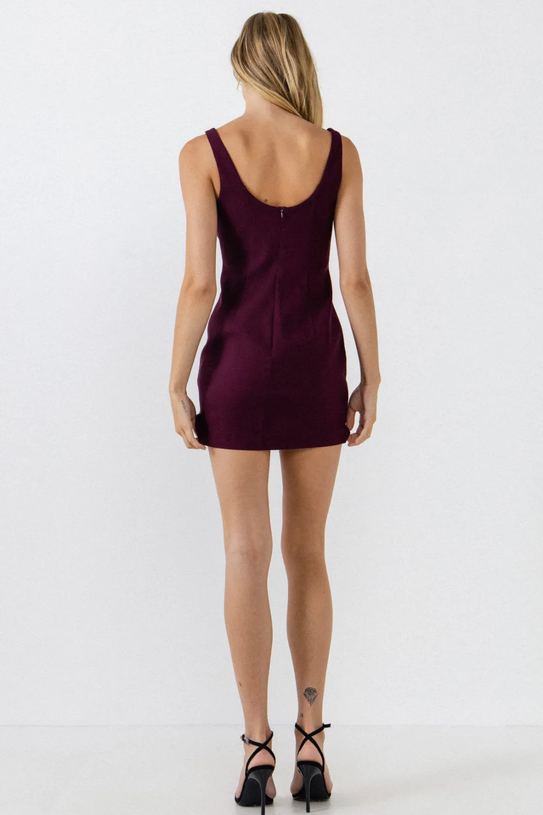 endless_rose__fitted_mini_13.webp ENDLESS ROSE Tops*- Fitted Mini Dress