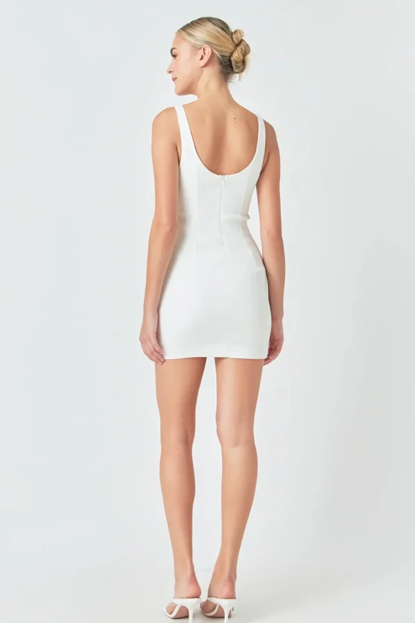 ENDLESS ROSE Tops*- Fitted Mini Dress