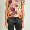 ENDLESS ROSE Tops*- Floral Embroidered Top