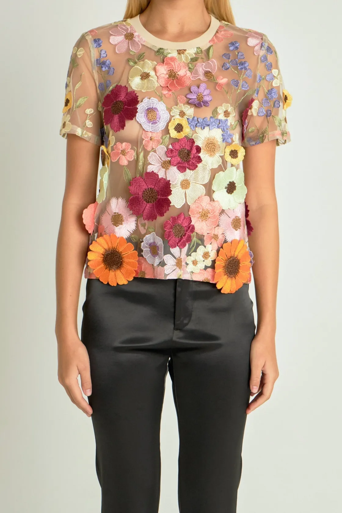 endless_rose__floral_embr_0-3.webp ENDLESS ROSE Tops*- Floral Embroidered Top