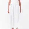 ENDLESS ROSE White Dresses | Tops*- Floral Embroidery Organza Midi Dress OFFWHITE