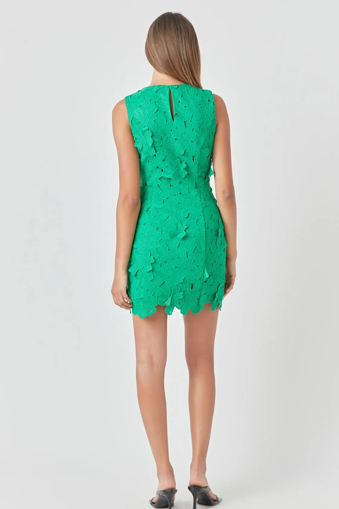 endless_rose__floral_embr_12.webp ENDLESS ROSE Floral Dresses | Tops*- Floral Embroidered Mini Dress