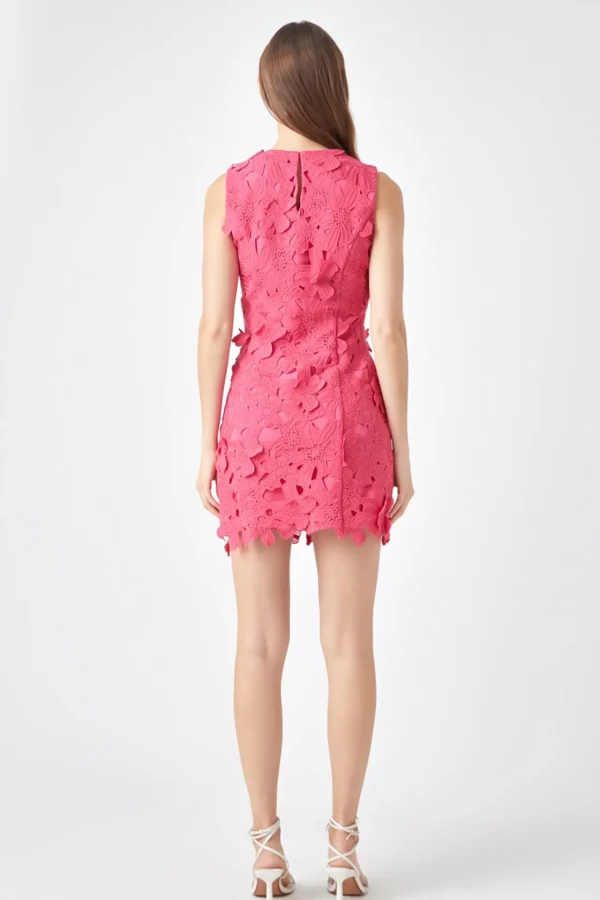 ENDLESS ROSE Floral Dresses | Tops*- Floral Embroidered Mini Dress