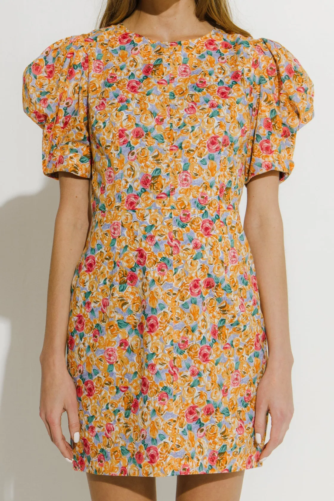 endless_rose__floral_fitt_0-1.webp ENDLESS ROSE Tops*- Floral Fitted Mini Dress MULTI