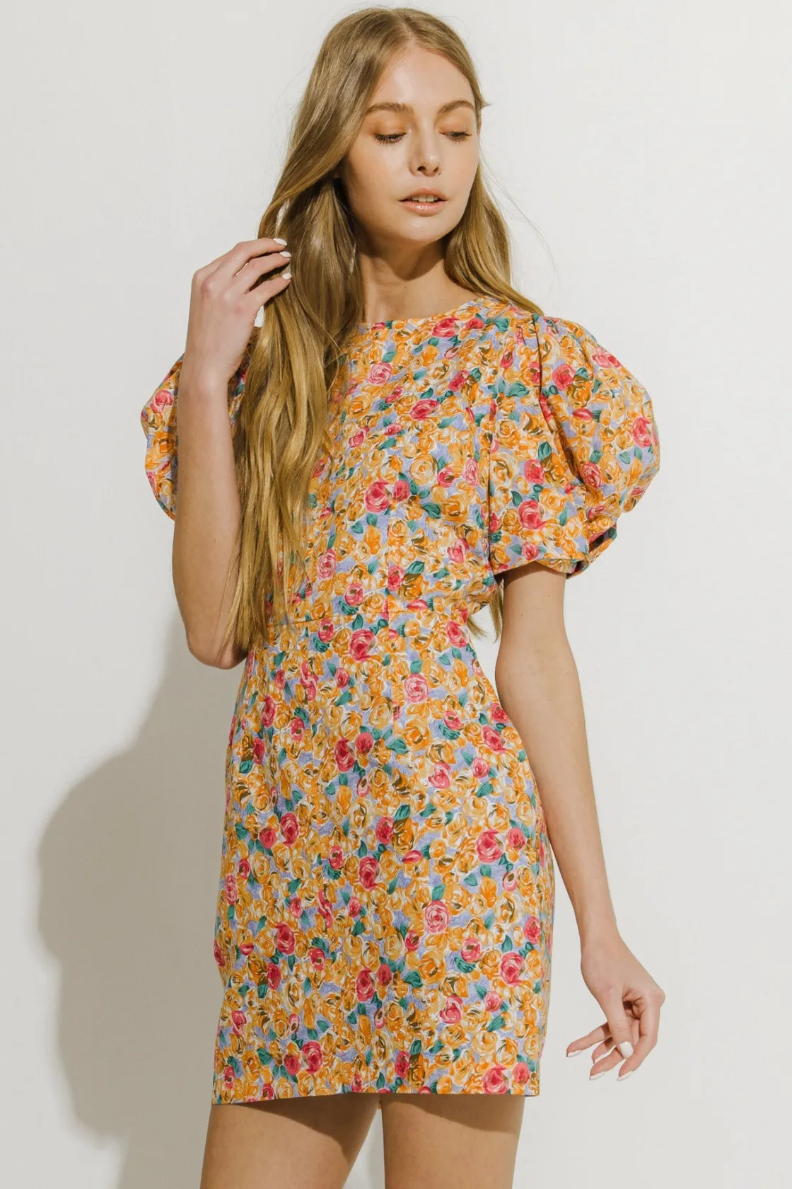 endless_rose__floral_fitt_1-1.webp ENDLESS ROSE Tops*- Floral Fitted Mini Dress MULTI
