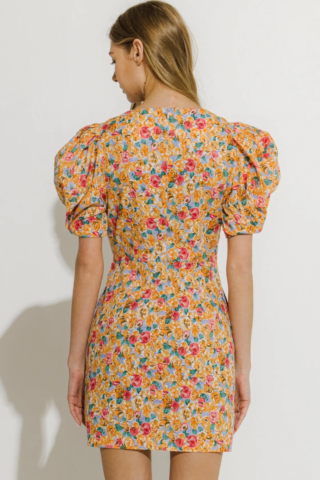 endless_rose__floral_fitt_2-1.webp ENDLESS ROSE Tops*- Floral Fitted Mini Dress MULTI