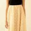 ENDLESS ROSE Lace Dresses | Floral Dresses*- Floral Lace Mini Dress BLACK/CREAM