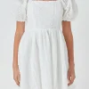 ENDLESS ROSE White Dresses | Tops*- Floral Mini Dress WHITE