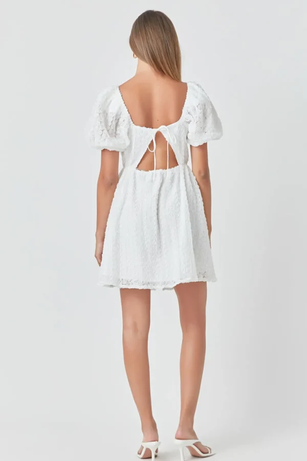 ENDLESS ROSE White Dresses | Tops*- Floral Mini Dress WHITE