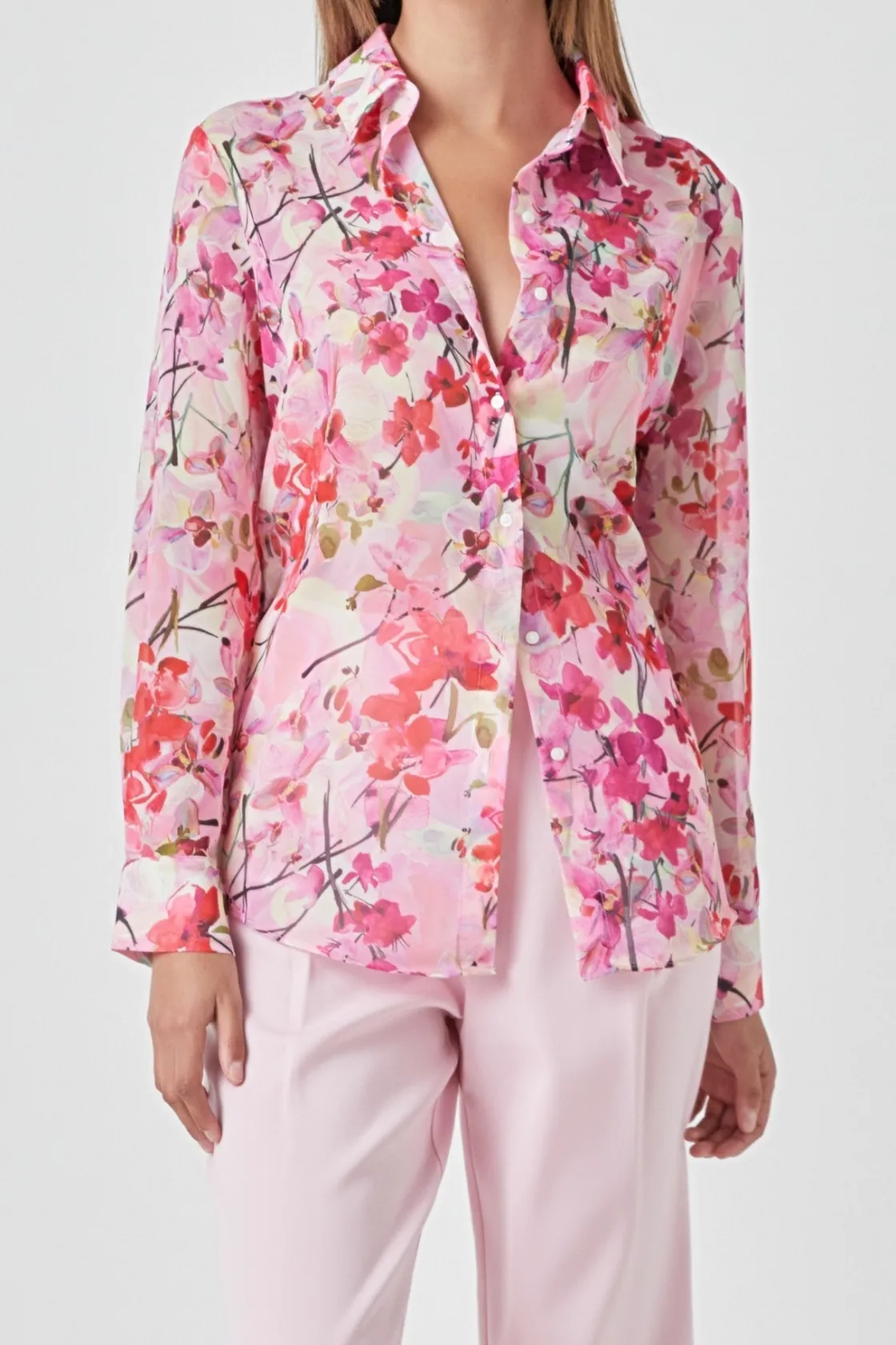 endless_rose__floral_prin_0-6.webp ENDLESS ROSE Shirts & Blouses*- Floral Print Oversize Shirt MULTI