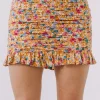 ENDLESS ROSE Skirts | Tops*- Floral Ruched Detail Mini Skirt MULTI