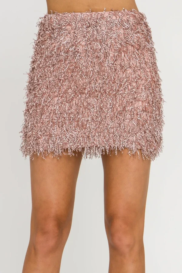 ENDLESS ROSE Skirts | Tops*- Fringed Mini Skirt